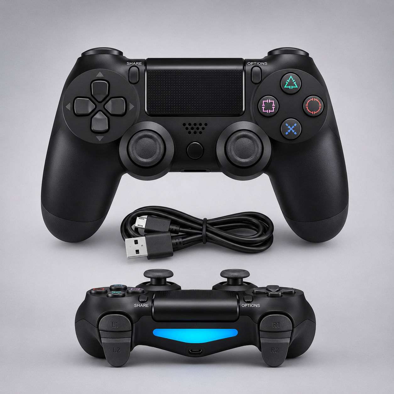Controle Bluetooth Estilo PS4