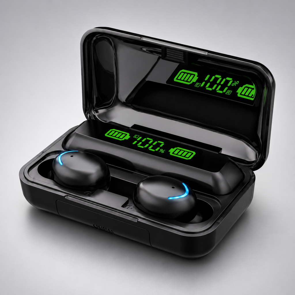 Fones Bluetooth TWS com Controle Touch e Encaixe Confortável